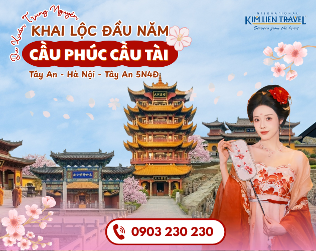 Tour Hà Nội - Tây An - Hà Nội 5N4Đ (Bay MU) - Không Shopping