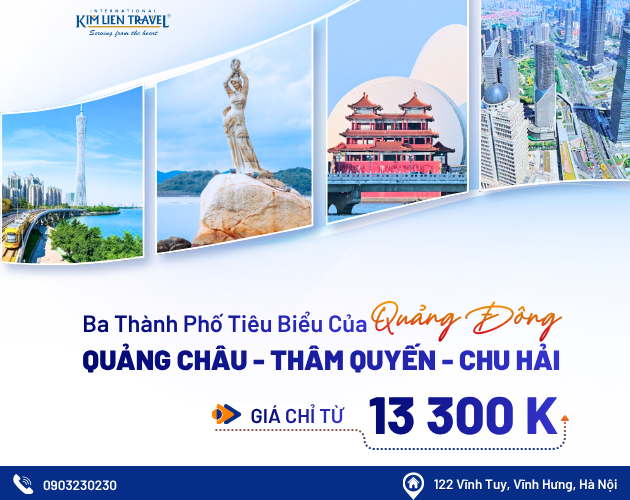 Tour Quảng Châu - Thâm Quyến - Chu Hải 4N3Đ (VNA)