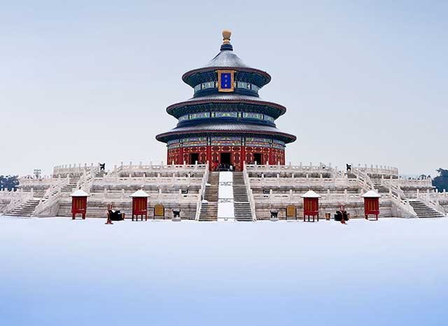 Thiên Đàn Bắc Kinh mùa đông