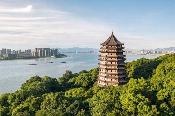 Chùa Lục Hợp Hàng Châu, một trong những di sản văn hóa nổi bật nhất Trung Quốc