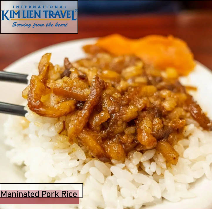 Cơm thịt lợn băm Đài Loan Marinated Pork Rice 