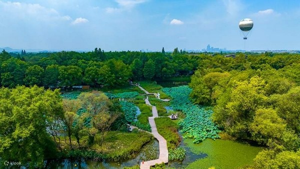 Công viên đất ngập nước quốc gia Xixi là một 