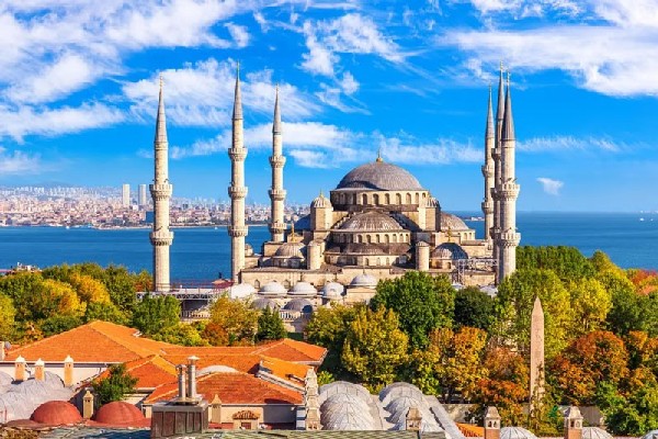 Khu vườn của Đền thờ The Blue Mosque cũng là một điểm nhấn không thể bỏ qua