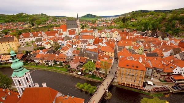 Český Krumlov là một thị trấn cổ kính được UNESCO công nhận là di sản thế giới
