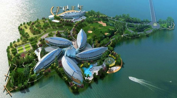 Hồ Dishui, viên ngọc lấp lánh giữa lòng Thượng Hải