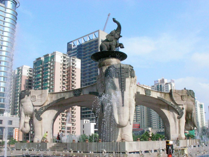 Quảng trường Ngũ Tượng - Nam Ninh Trung Quốc