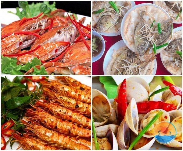 Quý khách không thể bỏ qua các món hải sản tươi ngon nức tiếng