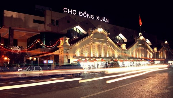 Chợ Đồng Xuân, một trong những khu chợ lớn nhất tại Hà Nội