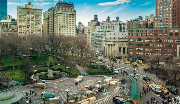 Union Square nằm ngay giữa trung tâm thành phố