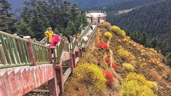 Khí hậu ở đây mang đặc trưng rõ rệt của vùng núi cao