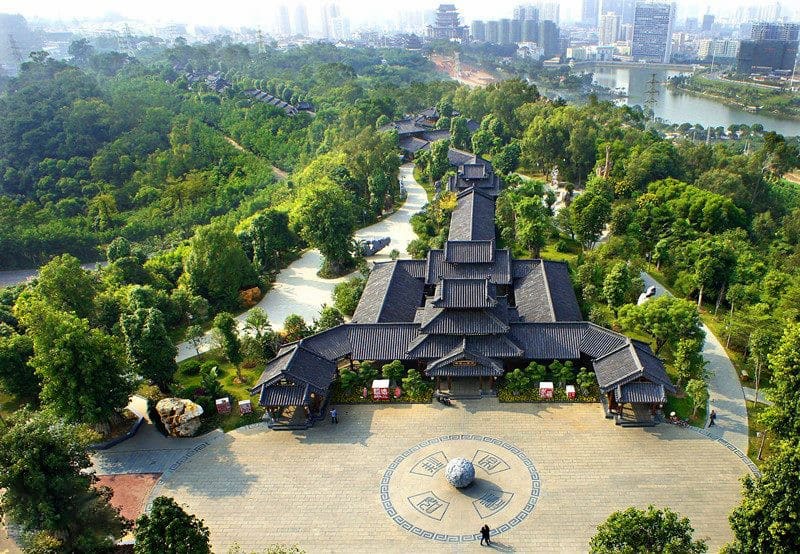 Công trình kiến trúc Thanh Tú Sơn - Nam Ninh Trung Quốc