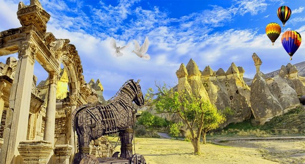 Thành Troy là một điểm đến đầy mê hoặc