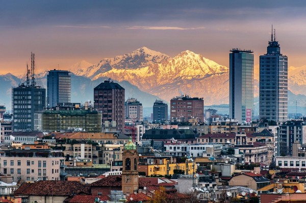 Thành phố Milan, một trong những đô thị sôi động và nổi bật nhất của Ý