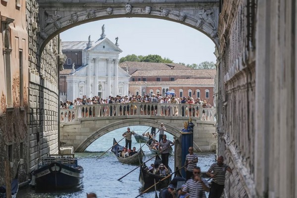 Thành phố Venice được công nhận là Di sản Thế giới và thu hút đông đảo du khách