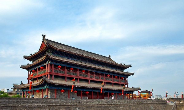 Tường thành Tây An sở hữu bố cục hình chữ nhật đặc trưng
