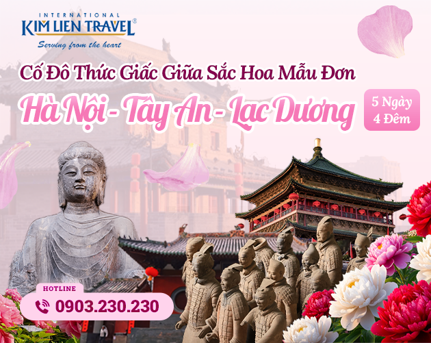 Tour Hà Nội - Tây An - Lạc Dương - 5N4Đ (Bay MU) - Không Shopping