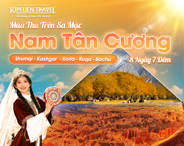 Tour Urumqi – Hồ Bosten – Korla – Kuqa – Hẻm núi Wensu – Sa mạc đỏ Keping – Bachu – Làng gốm Yengisar – Kashgar – Cao nguyên Pamir - Hồ Cát Trắng - Sông băng Oytagh 8N7Đ (Bay CZ)