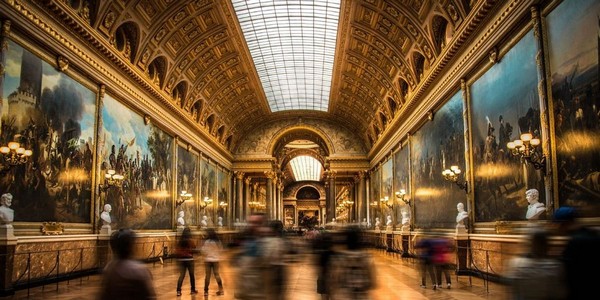 Dãy nhà Richelieu, nằm ở phía bắc bảo tàng Louvre