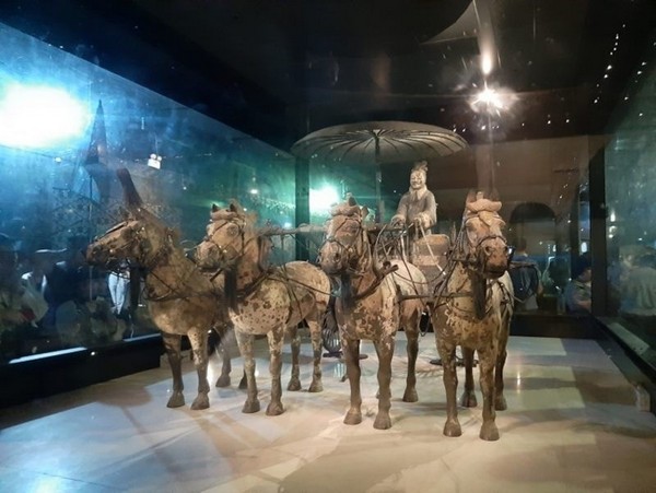 Ngày nay, Bảo tàng xe ngựa bằng đồng được xây dựng gần địa điểm khai quật ban đầu