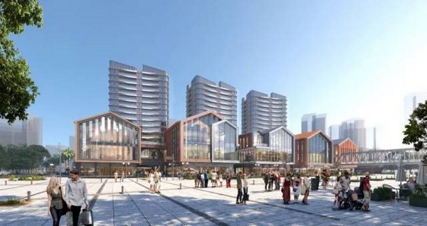 Cảng thương mại Taikoo Wharf nằm rất gần ga Sa Nguyên