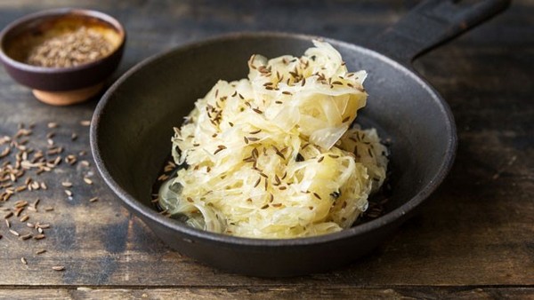 Sauerkraut là món ăn quen thuộc trong bữa ăn hàng ngày của người dân Frankfurt