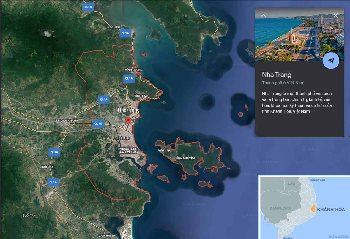 Địa lý và lịch sử Thành phố Nha Trang