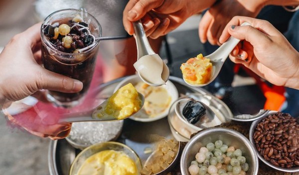 Chè là món tráng miệng phổ biến ở Hà Nội