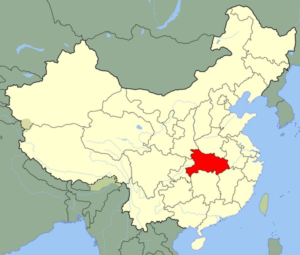 Vị trí địa lý tỉnh Hồ Bắc – Trung Quốc