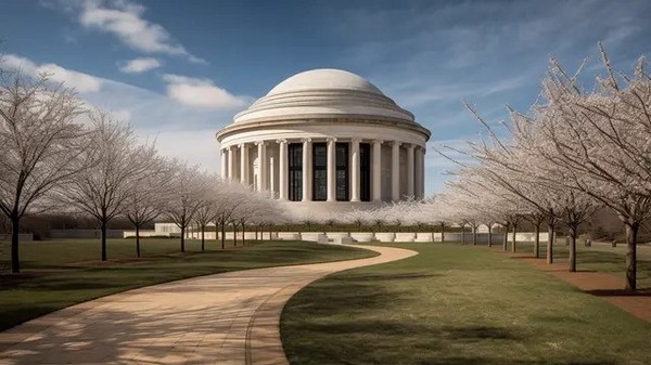 Đài tưởng niệm là nơi tưởng nhớ Thomas Jefferson