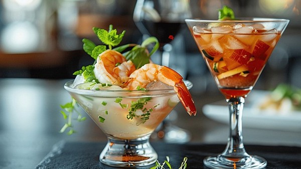 Cocktail tôm là một món ăn phổ biến tại Nevada