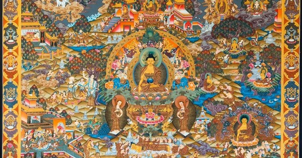 Nghệ thuật Thangka chắc chắn là một điểm nhấn không thể bỏ qua