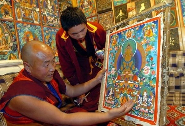 Nghệ thuật Thangka không ngừng phát triển