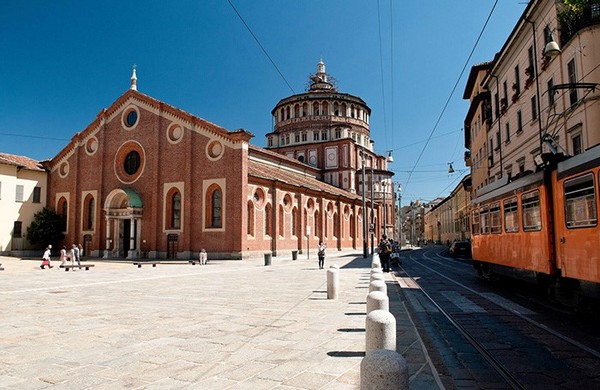 Nhà thờ Santa Maria delle Grazie, tọa lạc tại trung tâm Milan, Ý