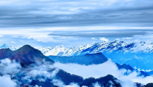 Mỗi mùa đông đến, núi Tây Lăng lại hiện lên như một bức tranh tuyệt mỹ