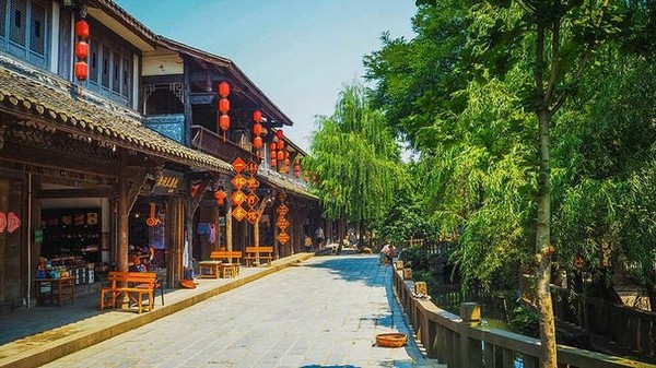 Phố cổ Jiezi tọa lạc tại thành phố Sùng Châu
