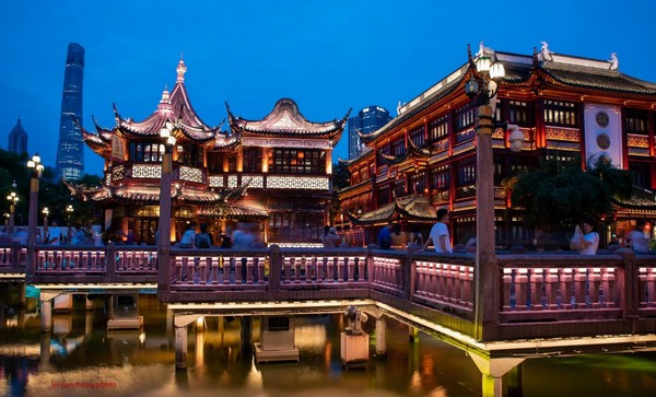 Phố cổ Thượng Hải nằm ở trung tâm