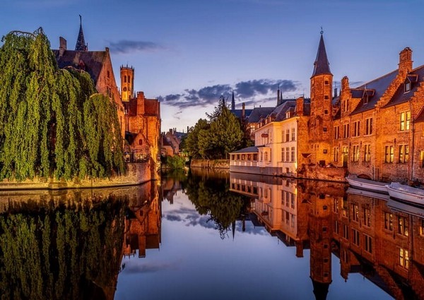 Thành phố Bruges, một trong những điểm đến nổi bật nhất của Bỉ