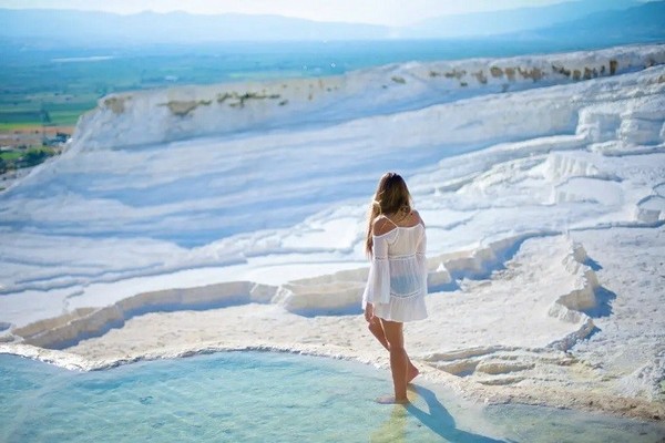 Pamukkale nổi tiếng, một Di sản Thế giới được UNESCO công nhận