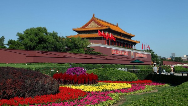 Thiên an môn vào mùa xuân