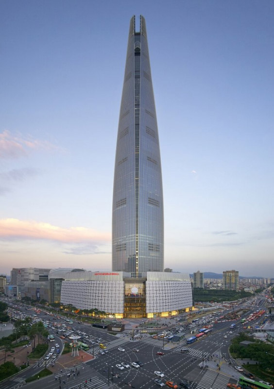 Toà tháp Lotte World Tower tại Hàn Quốc