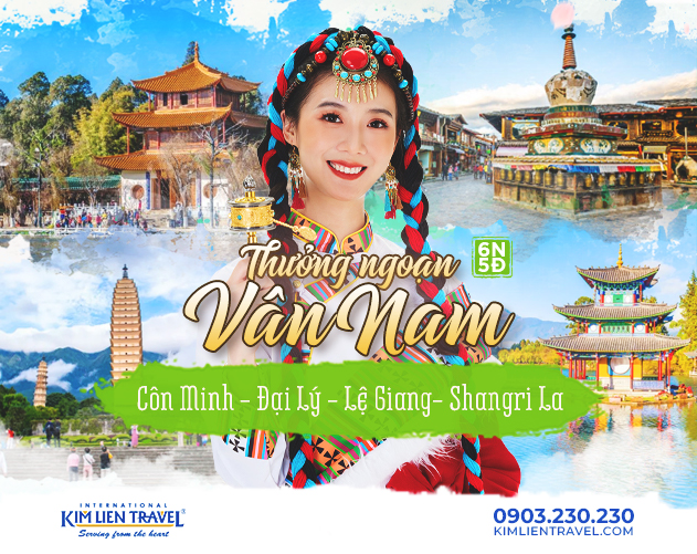 Tour Côn Minh - Đại Lý - Lệ Giang - Shangrila 6n5đ 1