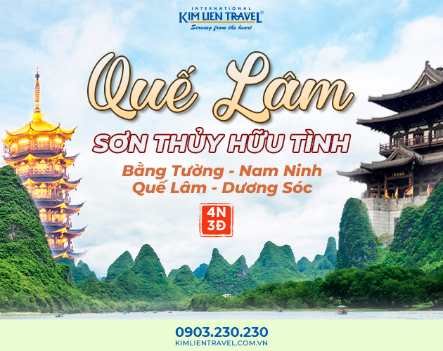 Tour Nam Ninh - Quế Lâm - Dương Sóc 4N3Đ